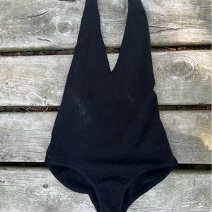 American apparel halter bodysuit